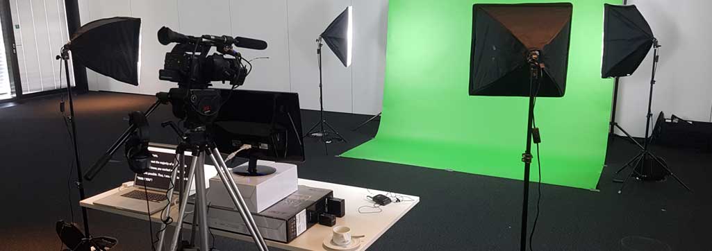 Filmproduktion mit Greenscreen